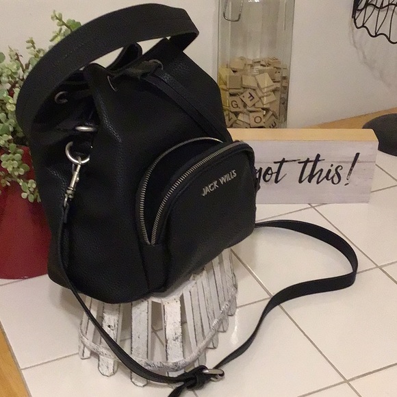 ‘Jack Wills’ Bucket Drawstring Crossbody - Picture 3 of 7